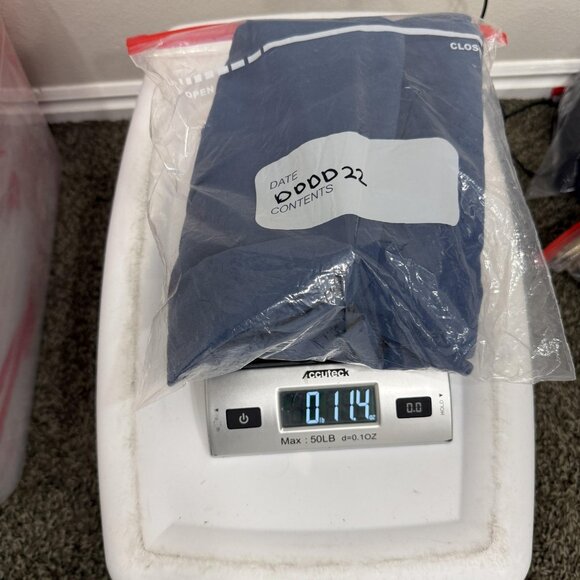 Patagonia Pants Womens 6 Blue Organic Cotton Twill Chino Straight Leg Stretch - Picture 12 of 12